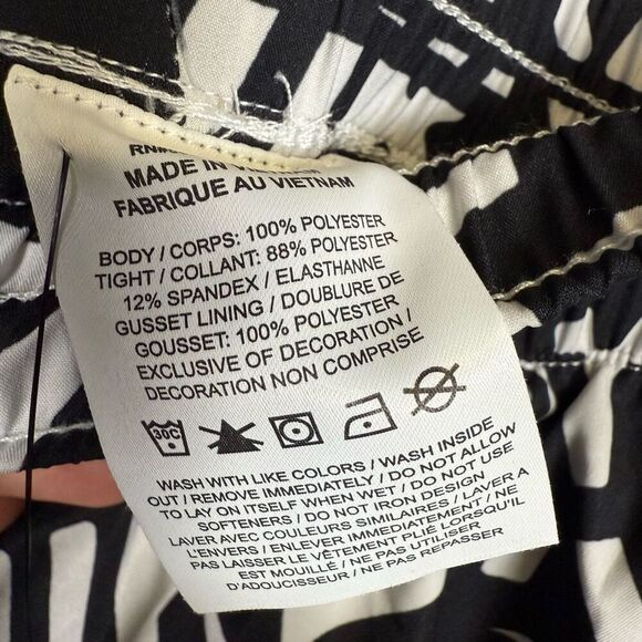 Nike Women's Size XXL 2XL Black White Training Lined Athletic Shorts - Picture 6 of 10